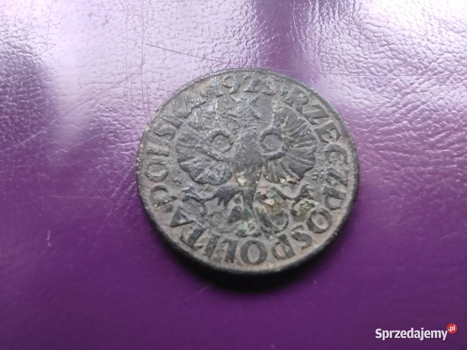 Moneta przedwojenna II RP 5 groszy 1925 Oryginał Pruszków sprzedam