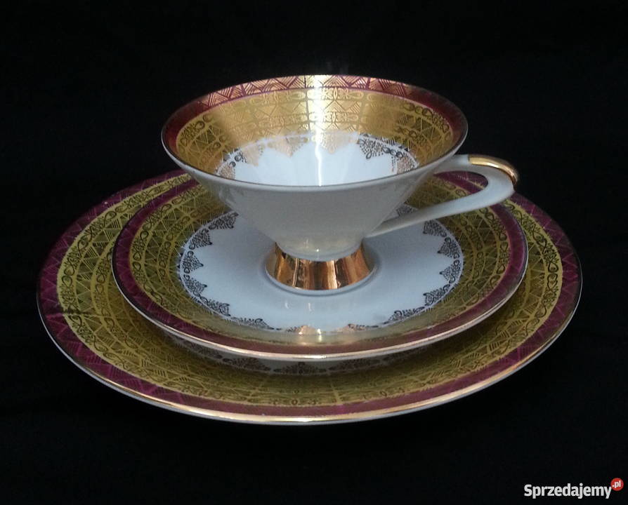 Piękna filiżanka BAVARIA Porcelana i szkło