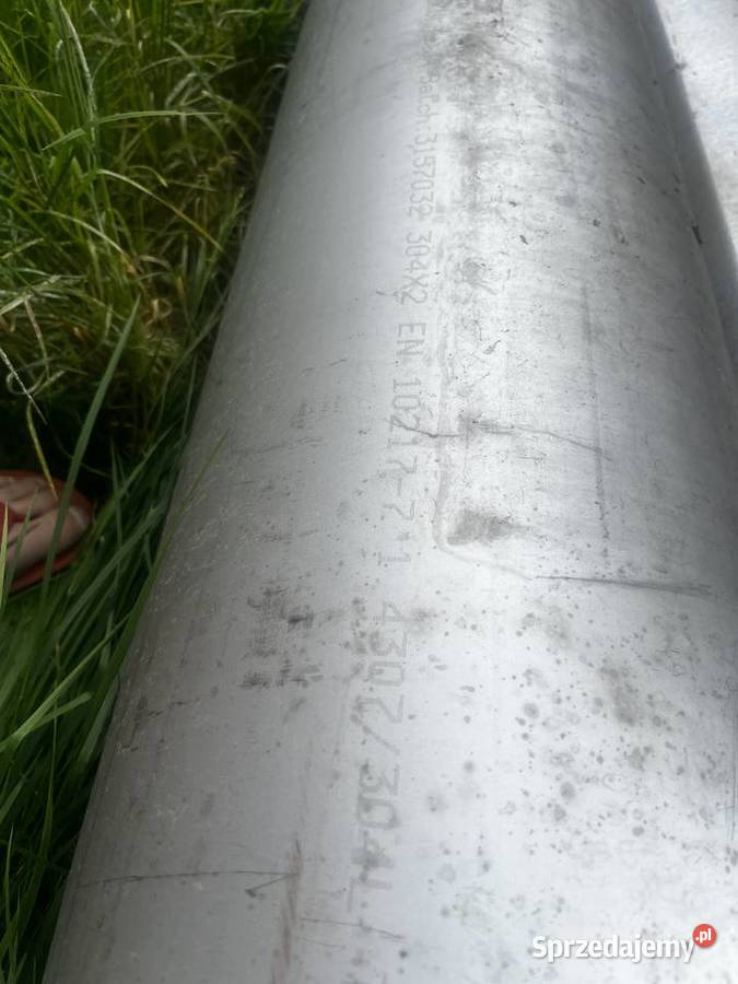 Rura nierdzewna kwasoodporna w gatunku 304L Radlin sprzedam