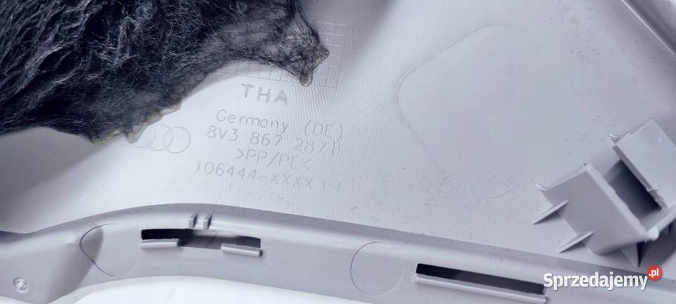 OSŁONA SŁUPKA LEWY TYŁ AUDI A3 8V 8V3867287B Przystajń sprzedam