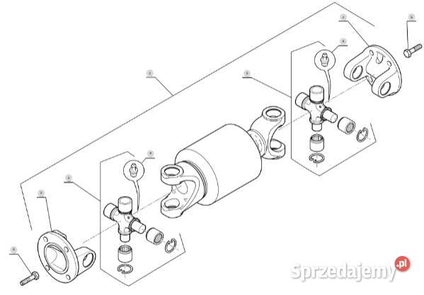 WAŁ NAPĘDOWY MANITOU 224734 Zambrów