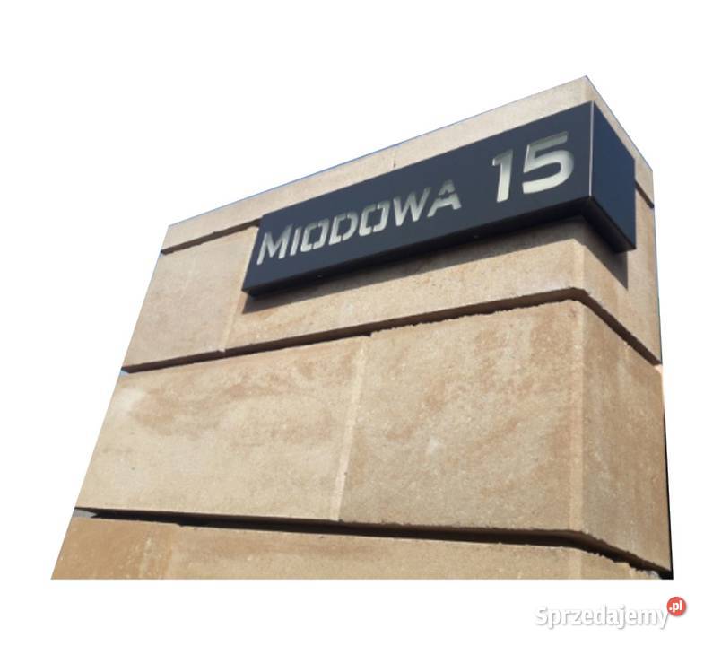 Numer na Dom Solarny Narożny LED Tablica Sułkowice