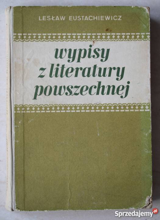 Wypisy z literatury powszechnej szkół średnich Straszyn