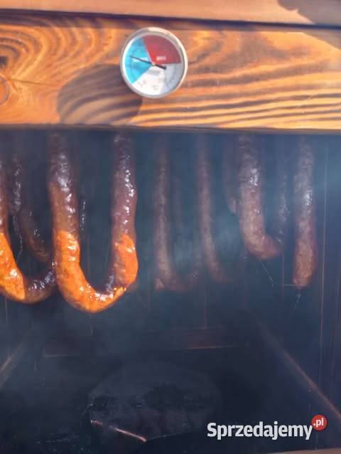 WĘDZARNIA DREWNIANA ogrodowa xxl książka Trzebunia