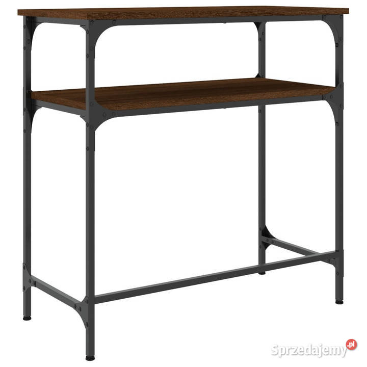 Stolik konsolowy brązowy dąb 75x355x75 WM834054 Stoły mazowieckie Warszawa