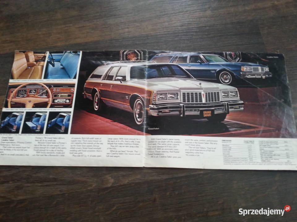 prospekt Pontiac 1978 Dywity