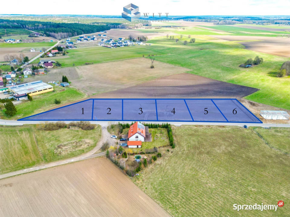 Grunt Filice 1800m2 Sprzedaż warmińsko-mazurskie
