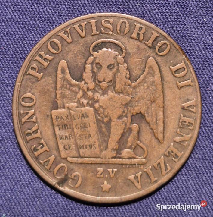 Wenecja 5 Centesimi 1849 K7 dolnośląskie Wałbrzych