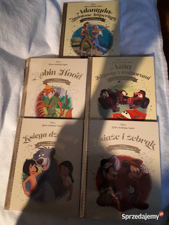 Złota kolekcja bajek Disney zestaw MStrzałkowska twarda Książki dla dzieci Pruszków