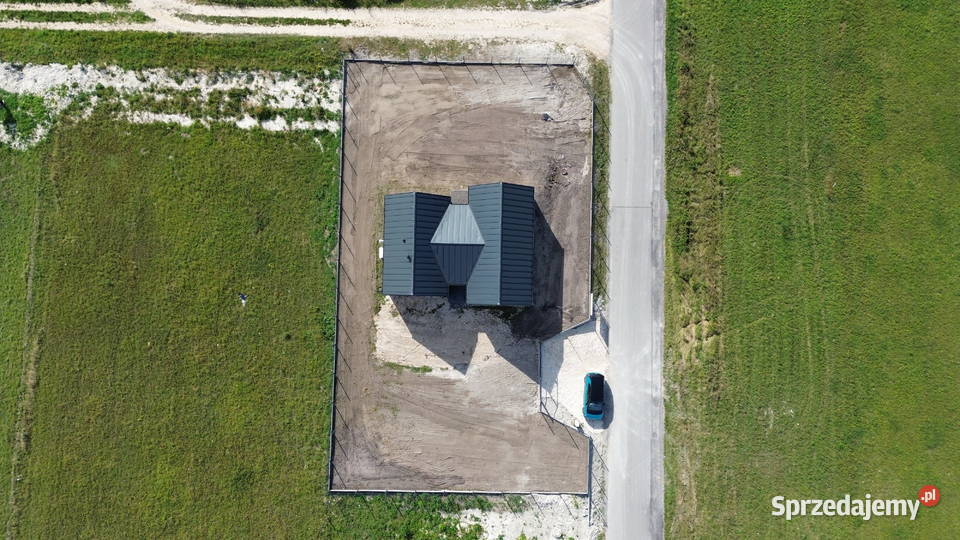 NOWY Dom drewniany parterowy 935m Działka 966m asfalt Siesławice sprzedam
