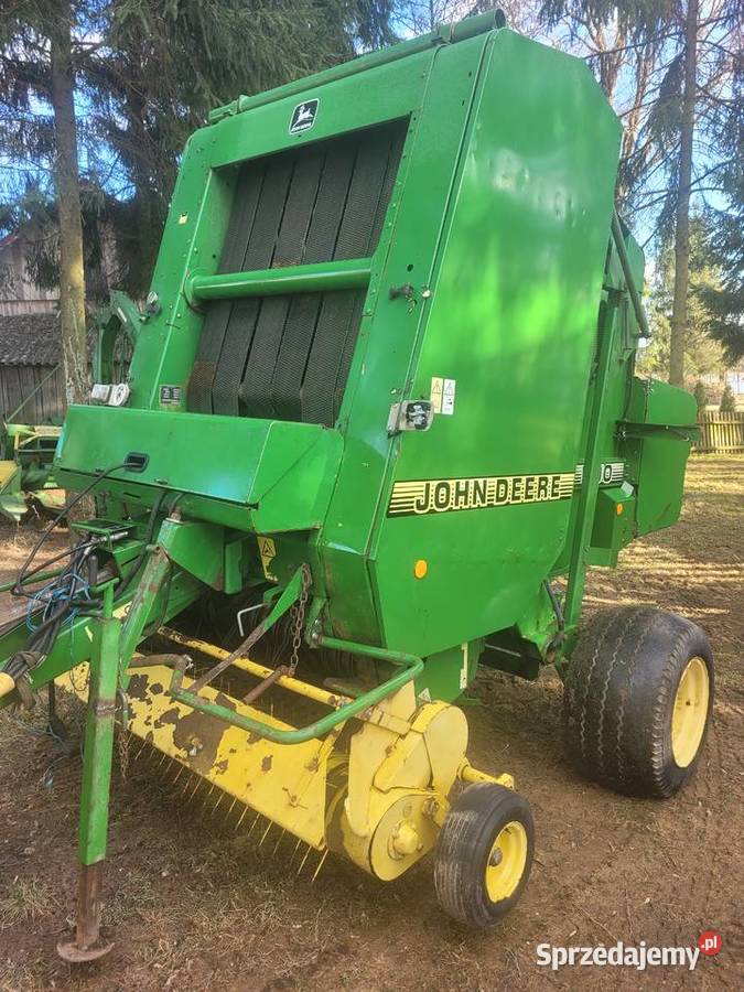 Prasa pasowa John Deere 590 Welger Rozsiewacz Nur