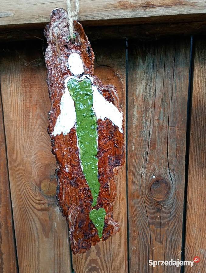 Anioły malowane na drewnie Szczekociny sprzedam