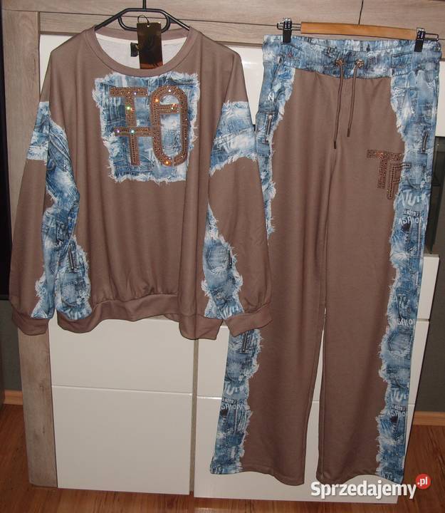DRES mlecza czekolada cyrkonie TATU r LXL brązowy/beżowy