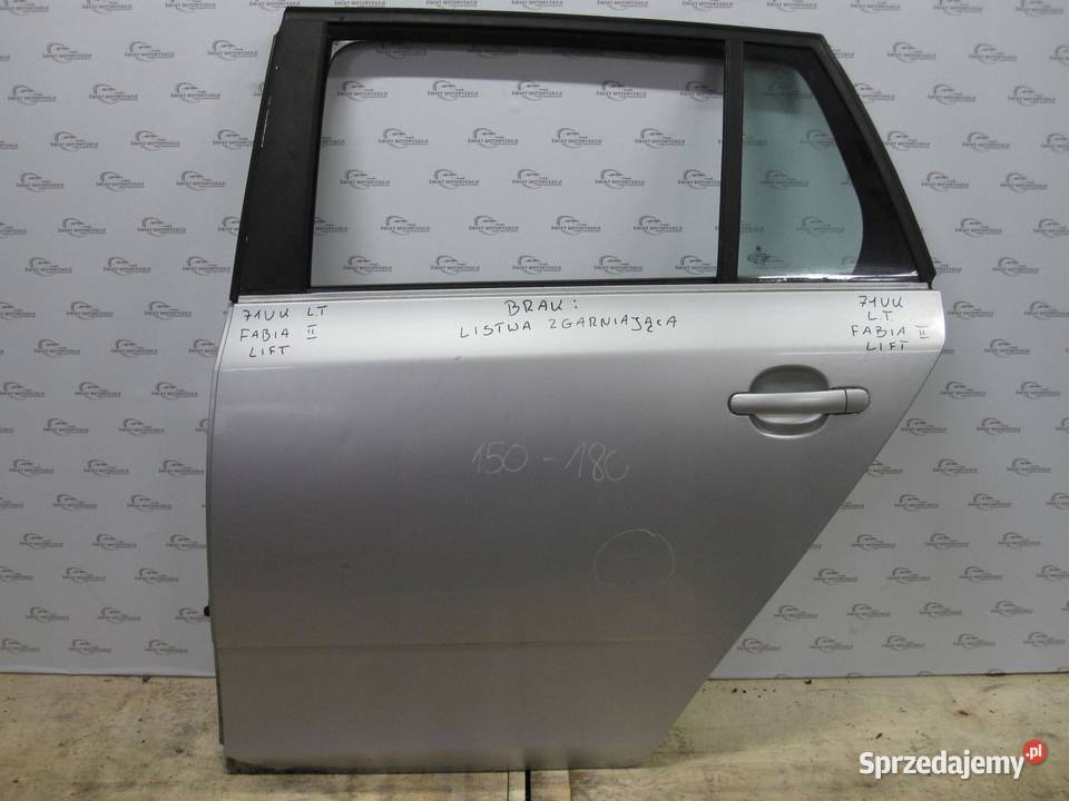 SKODA FABIA II LIFT 11r drzwi lewe tył sprzedam