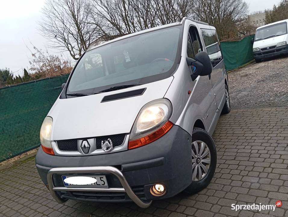 TRAFIC 19 DCI HAK 5 OSÓB SPRAWNY ZAREJESTR lakier metallic Gostynin