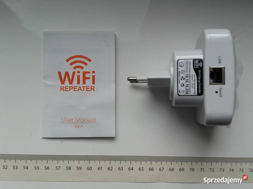 Bezprzewodowy wzmacniacz sygnału WIFI 230V RJ45 Bydgoszcz