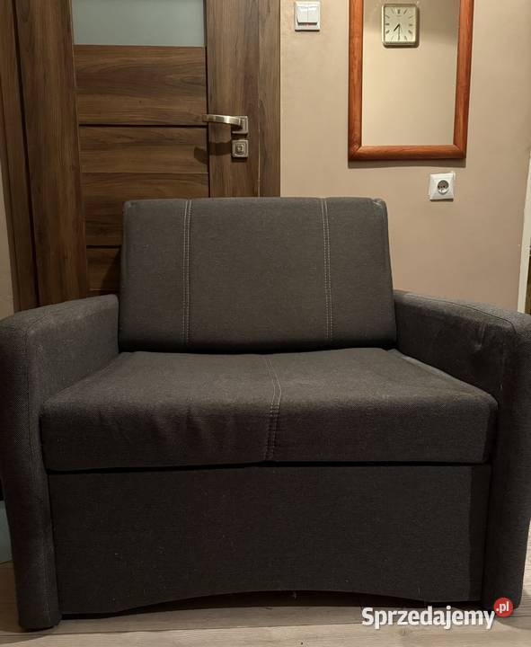 Łóżko rozkładanefotel z pojemnikiem na pościel Wiślica