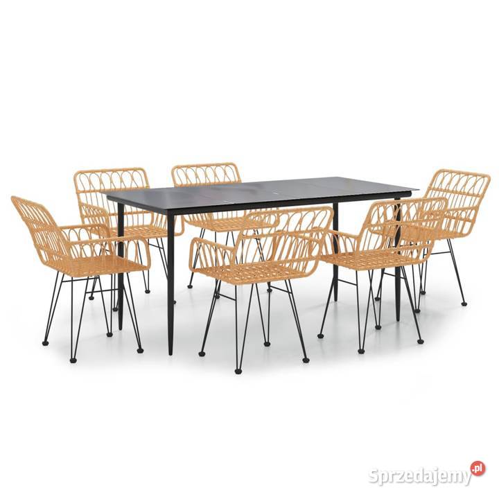 vidaXL 7częściowy zestaw mebli ogrodowych Warszawa