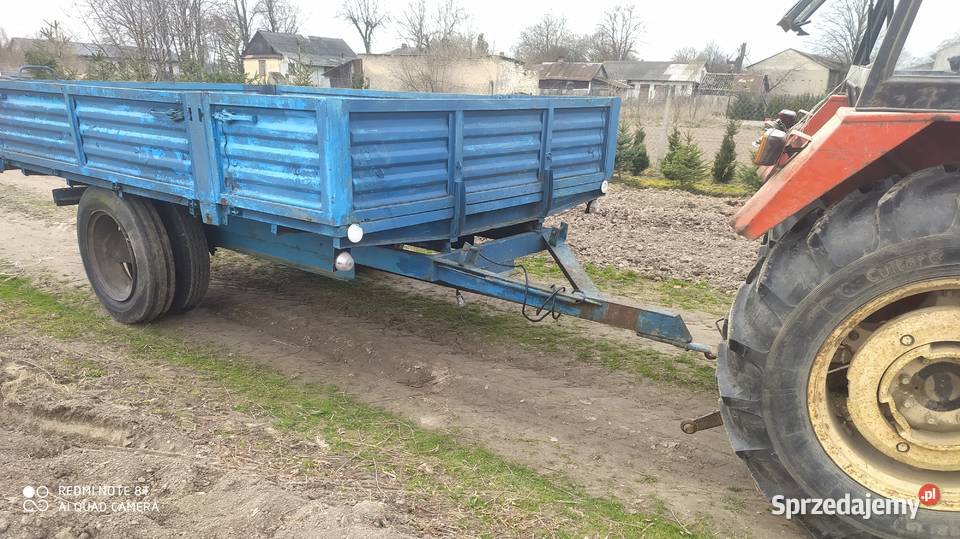 Przyczepa jednoosiowa garażowana na bliźniaku Bełżyce