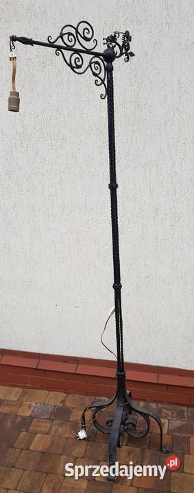 Lampa stojąca kuta Gdańsk Danzig ok 1920