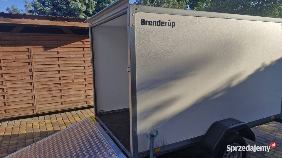 Przyczpa Brenderup Furgon Cargo Kontener Rampa Włocławek
