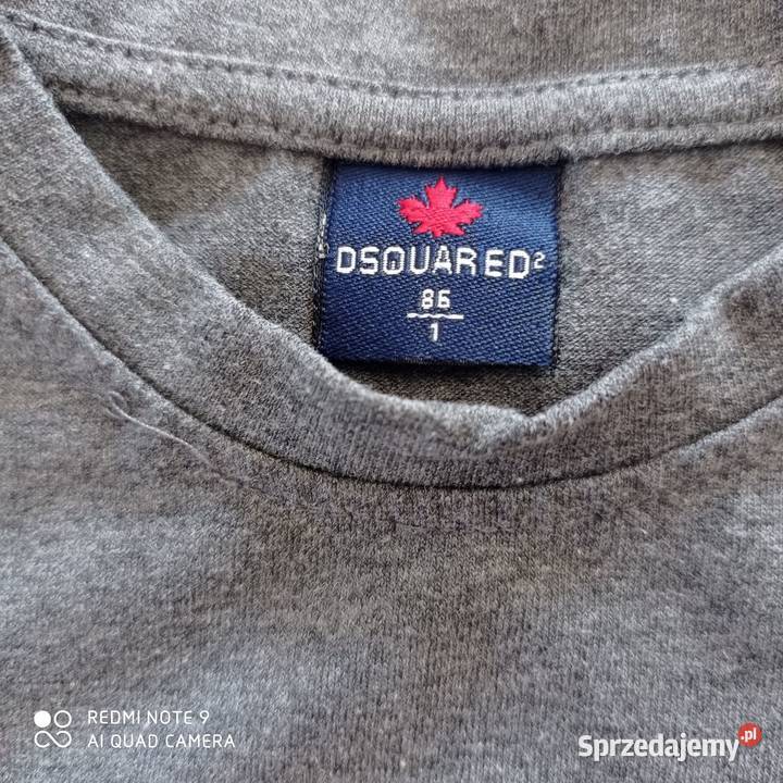 Bluzka Dsquared2 szara 86 uniseks
