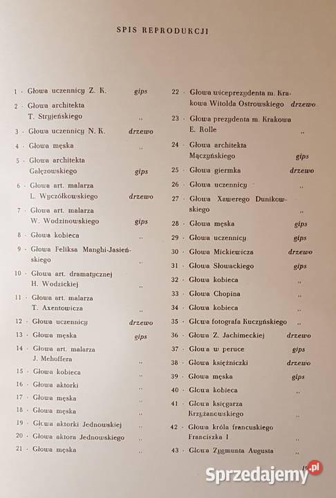 Xsawery Dunikowski Głowy Wawelskie I wyd 1956 r twarda z obwolutą Łódź