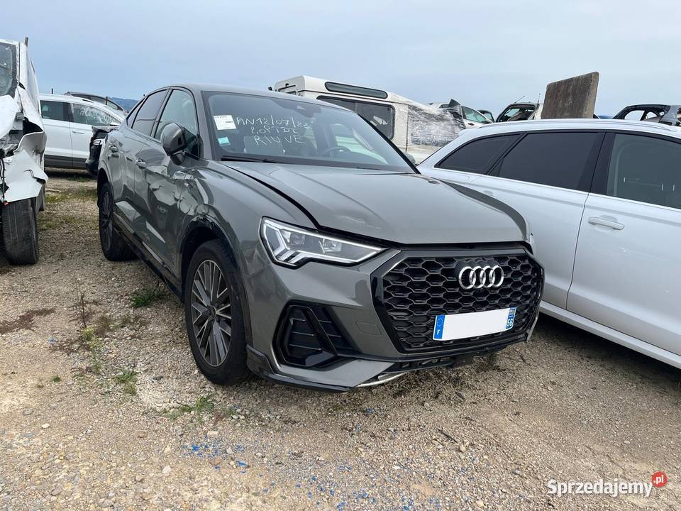 AUDI Q3 II 20 35 TDi 150 STronic7 SLine GQ291 szary Samochody osobowe sprzedam