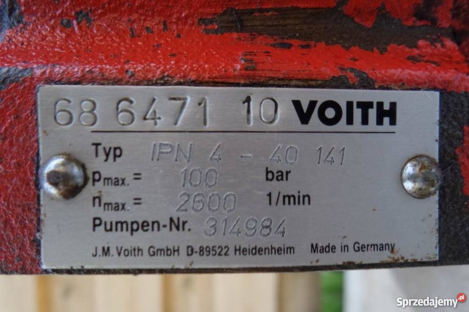 POMPA Hydrauliczna Hydromotor VOITH IPV 335 IPV Opalenica
