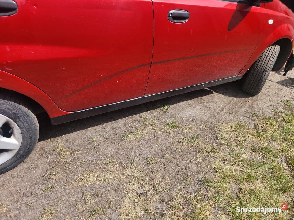 Chevrolet Aveo 2007 Lpg czerwony