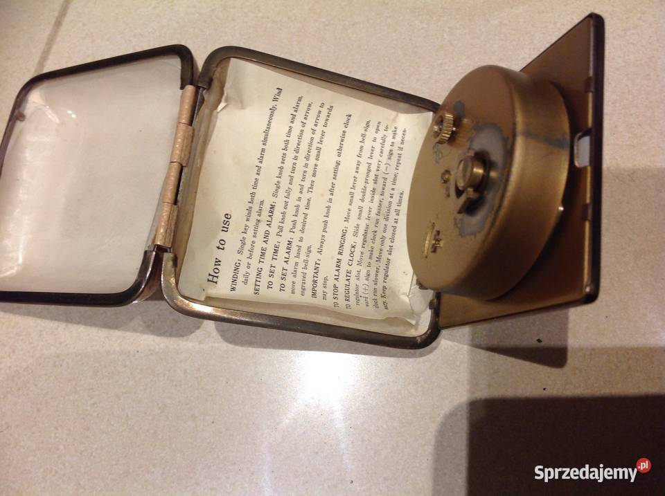 Stary Zegarek Budzik Turystyczny Nowa Sól sprzedam