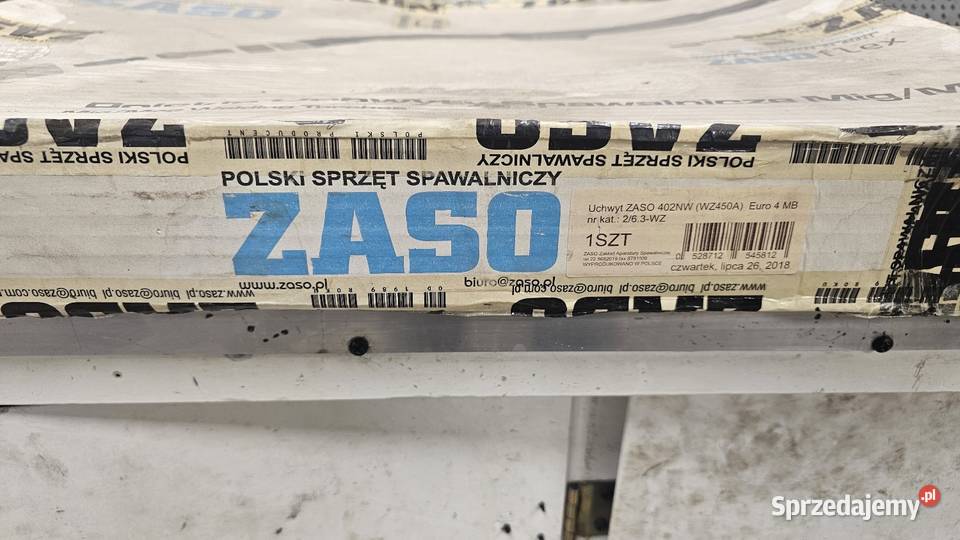 Uchwyt spawalniczy 402NW ZASO nowy Wrocław