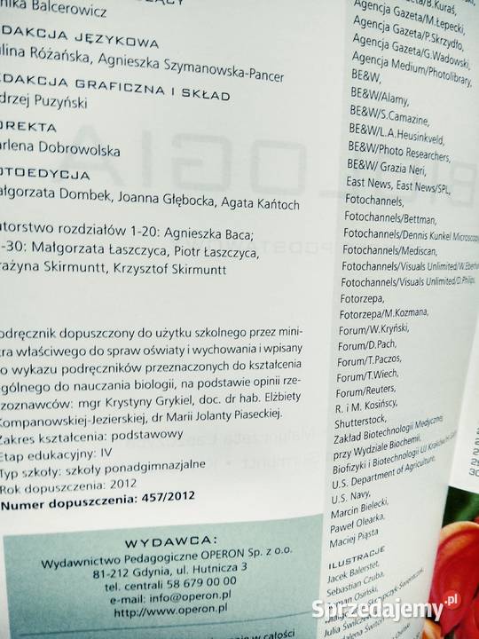 Biologia 1 podstawowa ciekawi świata operon Antykwariat mazowieckie sprzedam