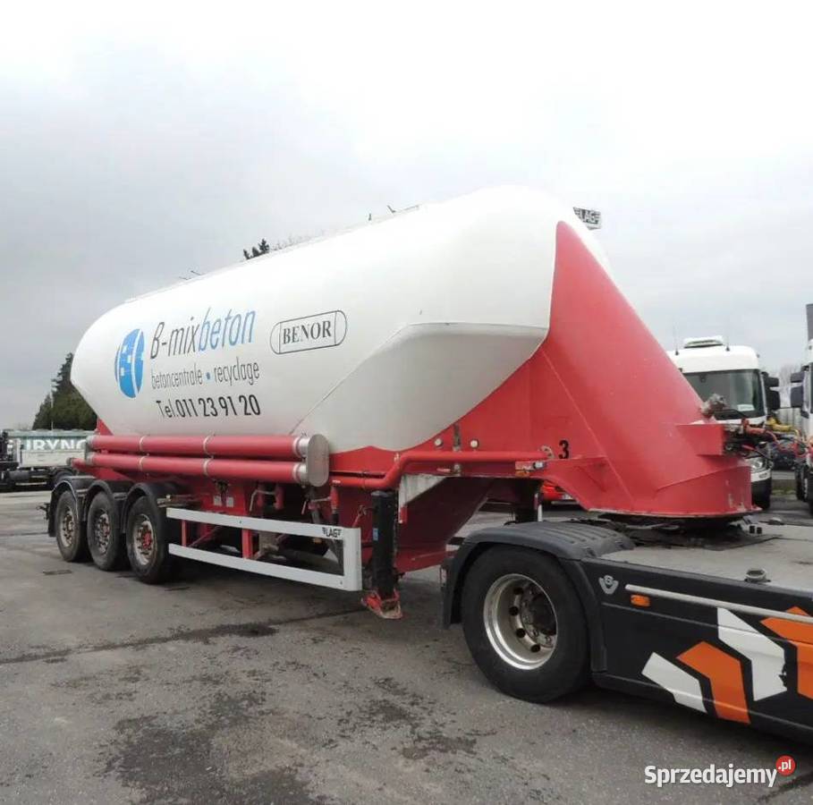 Naczepa cysterna Lag silos do Cementu Biała Podlaska