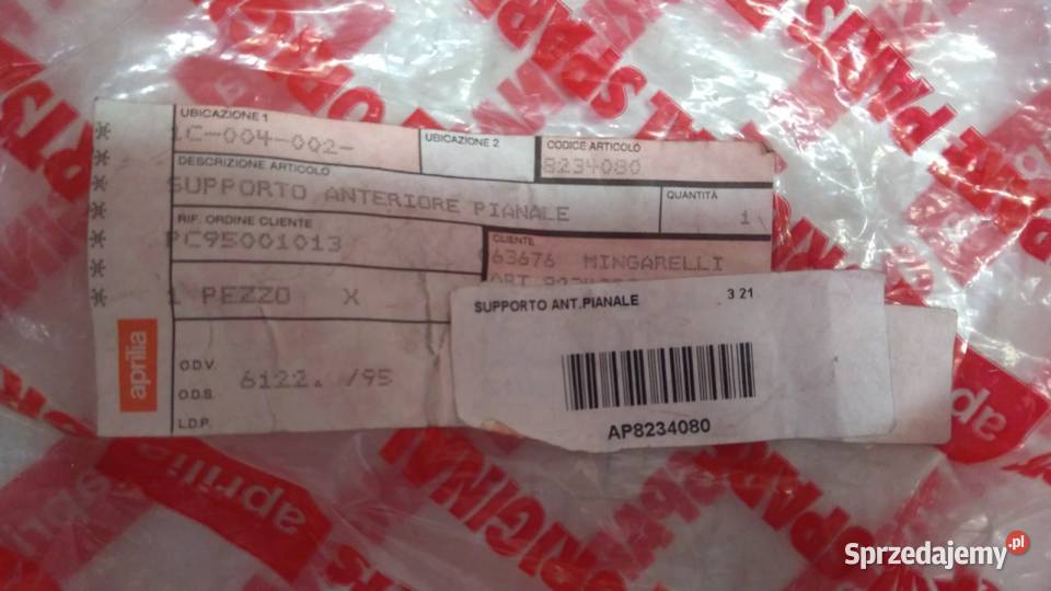 Wzmocnienie stelaż płyty podłogowej do Aprilia Bielsk Podlaski sprzedam