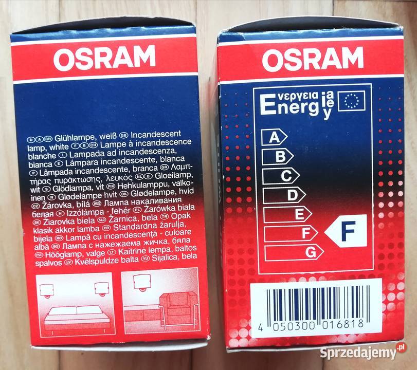 6x OSRAM 40W E27 tradycyjna żarówka MATOWA mazowieckie Warszawa