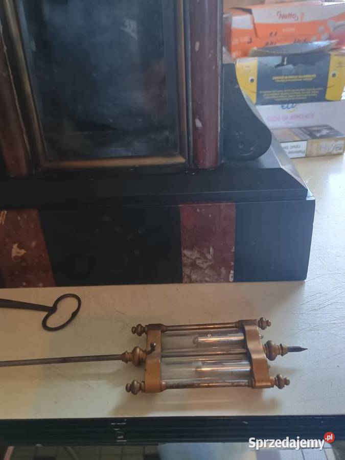 Kominkowy zegar francuski brokot Rzeszów sprzedam