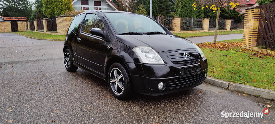 Citroen C2 0708r piękne skóry climatronic alu łódzkie Łódź