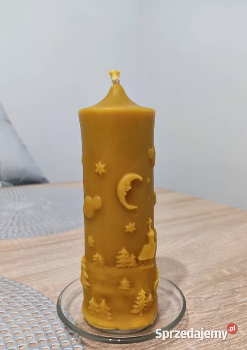 Świeca Walec Bożonarodzeniowy Duży świeczka Świece Nowy Sącz