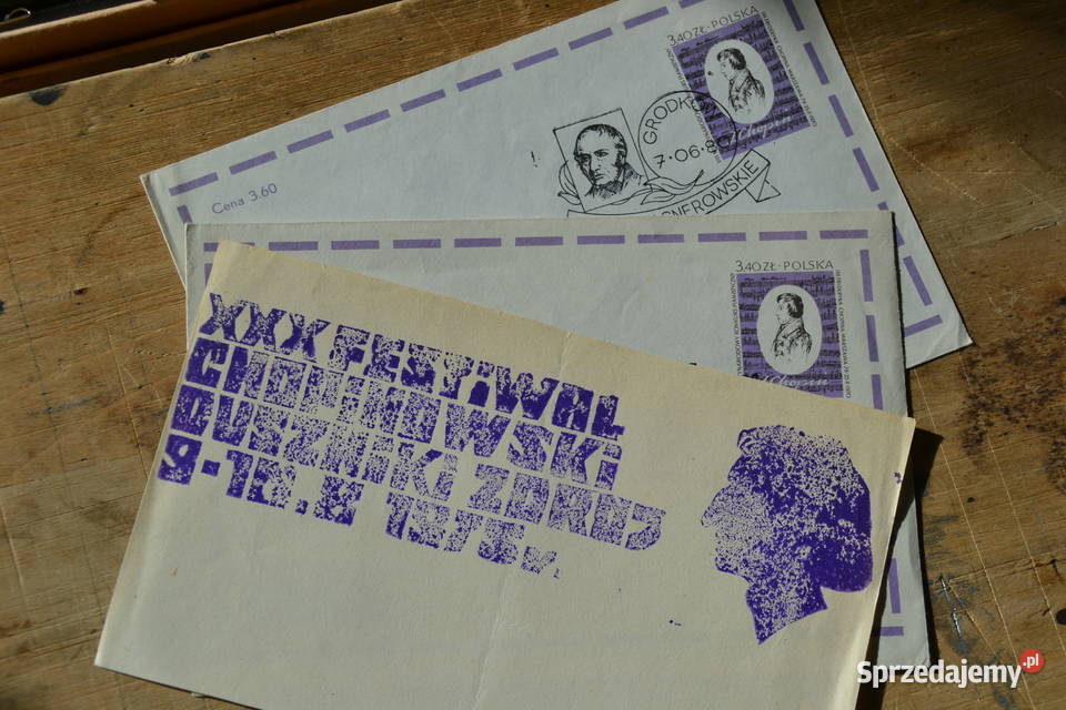 Znaczi Fryderyk Chopin FDC CP datowniki i inne Sobótka
