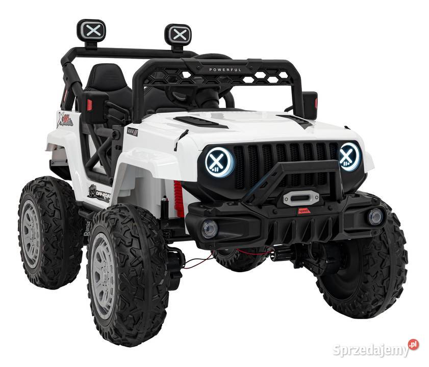 DUŻE auto terenowe 4x4 OFF ROAD Speed białe Kraków