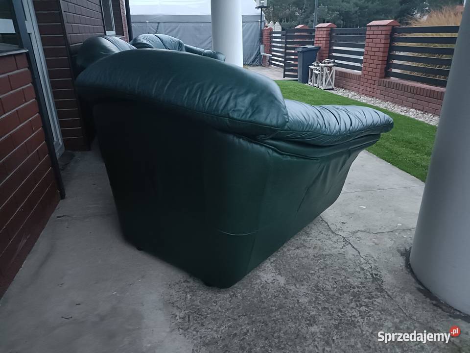 Sprzedam wypoczynek 321 ze skóry Konin sprzedam