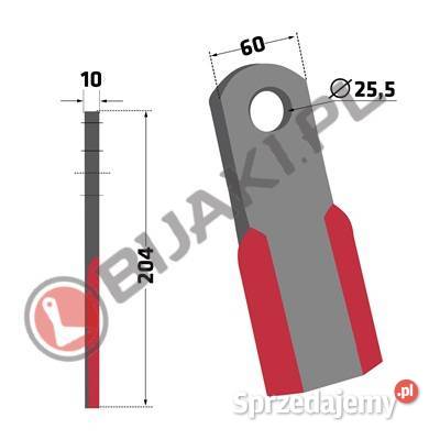 Zestaw noży NOB05Z3 zamiast bijaka RM46 do kujawsko-pomorskie