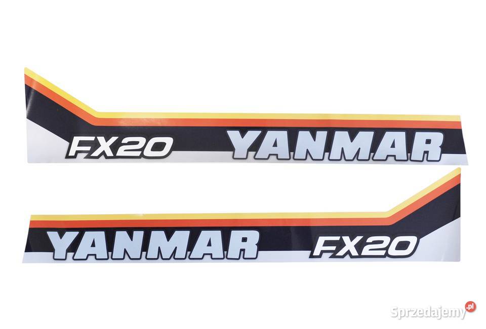 Naklejki Yanmar FX20 podkarpackie Tajęcina