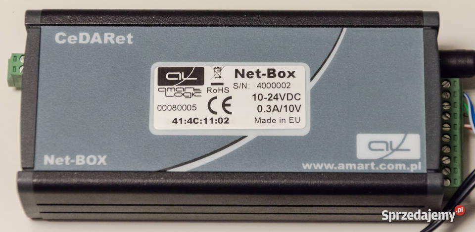 Czytnik wejść zliczanie klientów CeDARet NETBOX