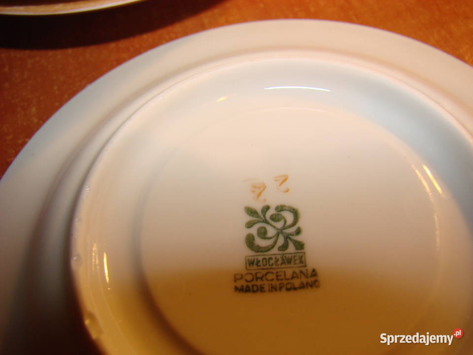 Włocławek porcelanowy talerzyk Pruszcz Gdański