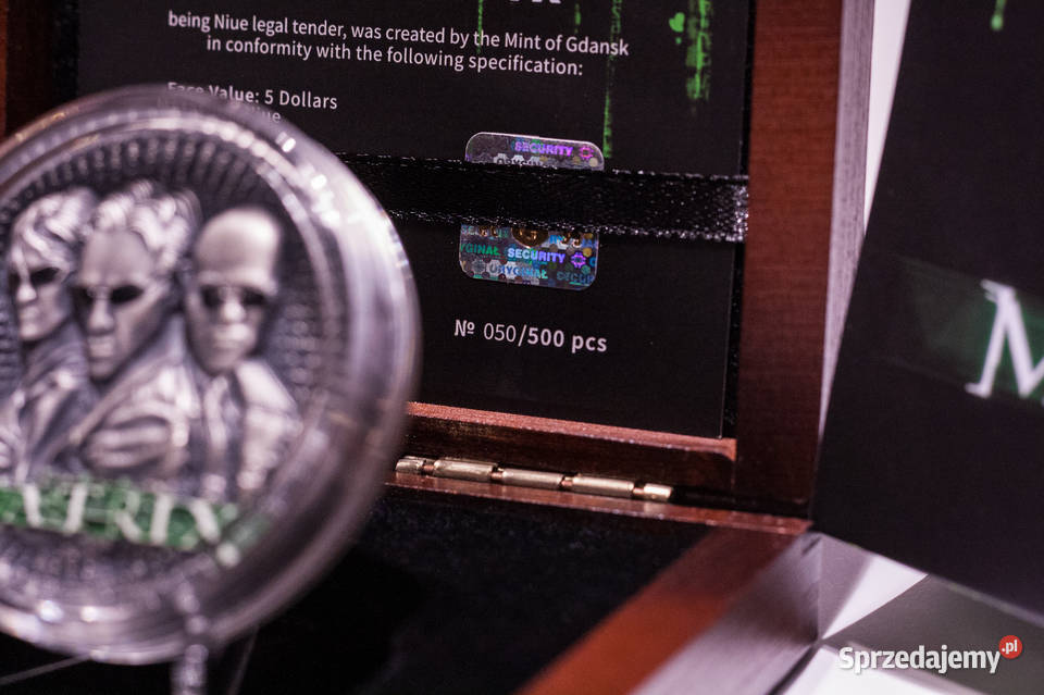 5 Matrix 2 oz Ag 999 50500 moneta srebro pomorskie Gdańsk sprzedam