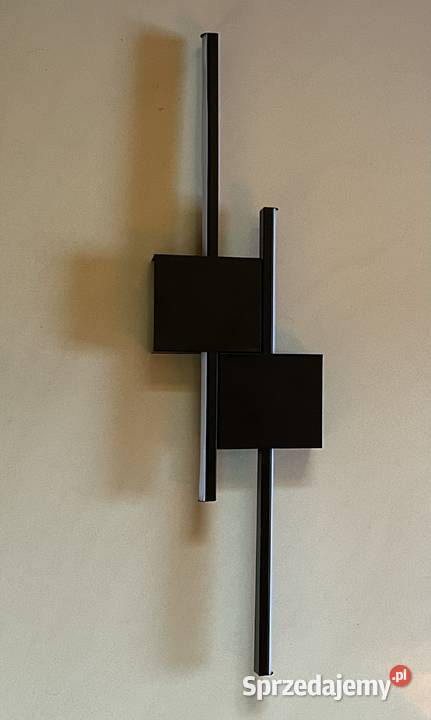 Lampa kinkiet liniowa czarna LED 60 Kinkiety Sosnowiec