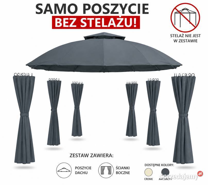 POSZYCIE DO PAWILONU LAVO DACH ŚCIANKI