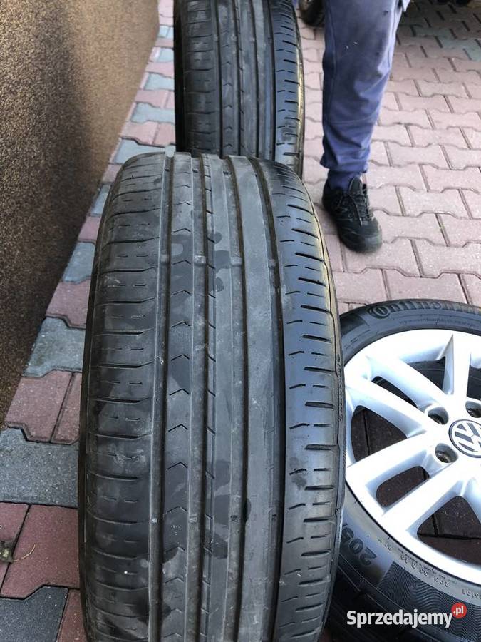 Felgi 16 opony Continental 20555 16R do VW GOLF